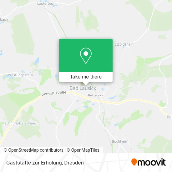 Карта Gaststätte zur Erholung