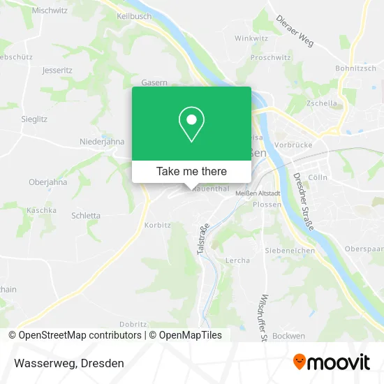 Wasserweg map