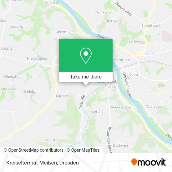 Карта Kreiselternrat Meißen