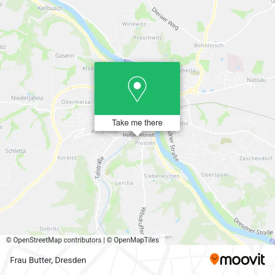 Карта Frau Butter