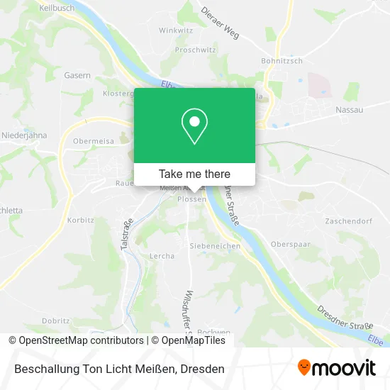 Карта Beschallung Ton Licht Meißen
