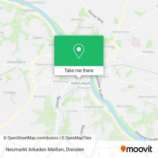 Карта Neumarkt Arkaden Meißen