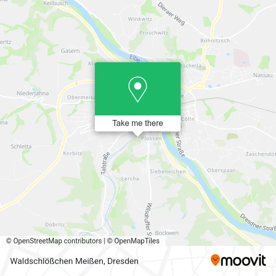 Карта Waldschlößchen Meißen