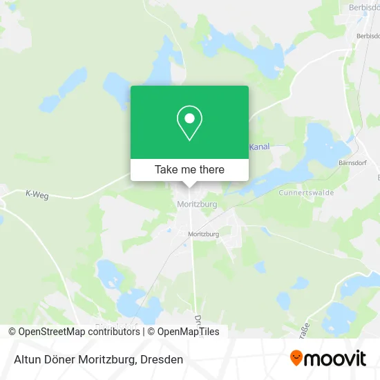 Карта Altun Döner Moritzburg