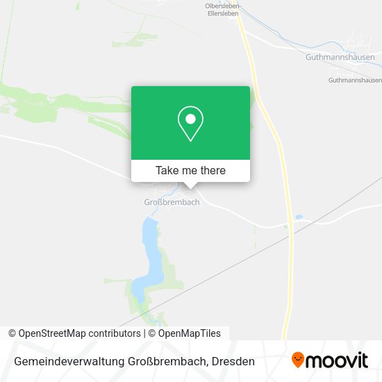 Карта Gemeindeverwaltung Großbrembach