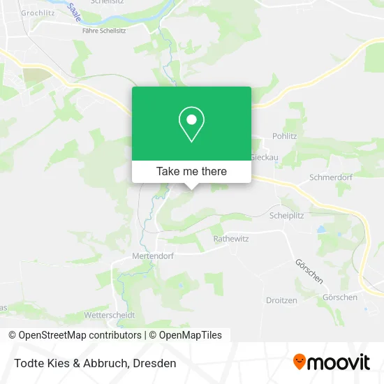 Карта Todte Kies & Abbruch