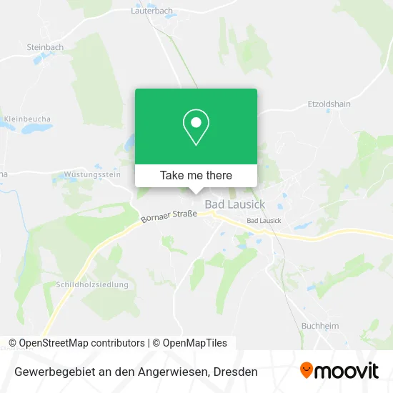 Карта Gewerbegebiet an den Angerwiesen