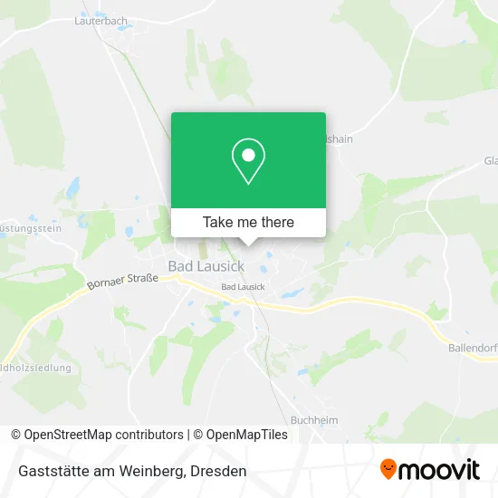 Карта Gaststätte am Weinberg