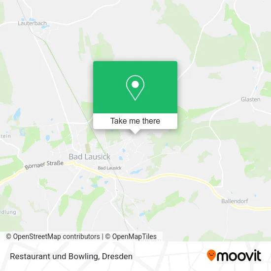 Карта Restaurant und Bowling