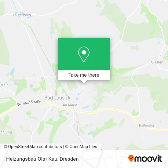 Heizungsbau Olaf Kau map