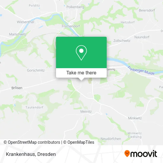 Krankenhaus map