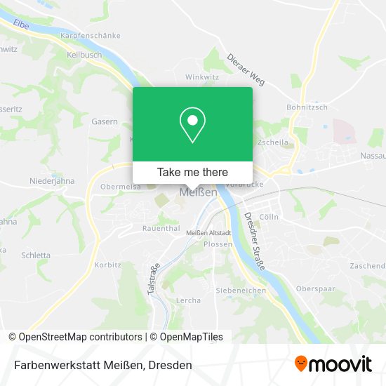 Карта Farbenwerkstatt Meißen