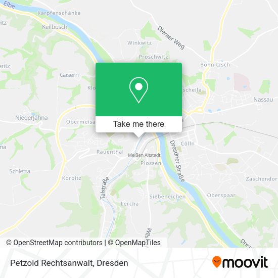 Карта Petzold Rechtsanwalt