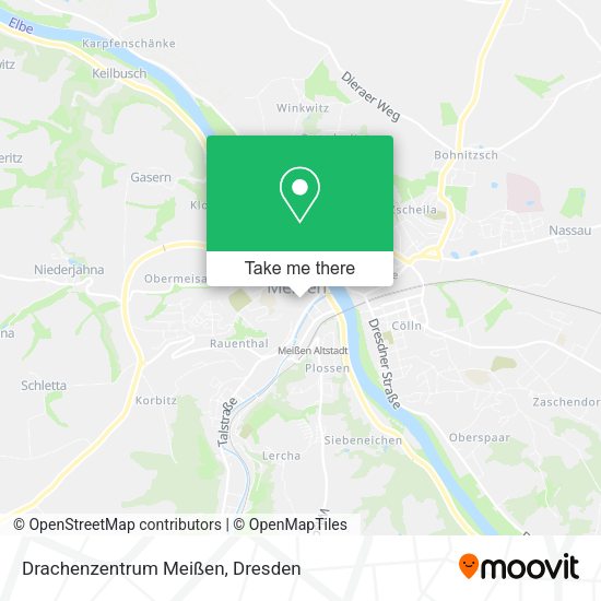 Карта Drachenzentrum Meißen