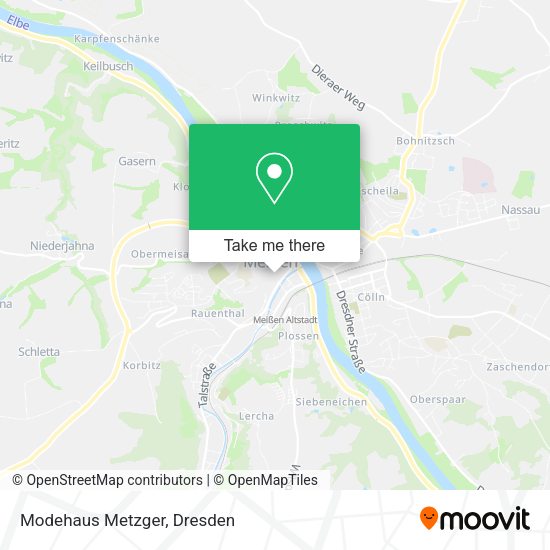 Карта Modehaus Metzger