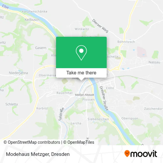 Карта Modehaus Metzger