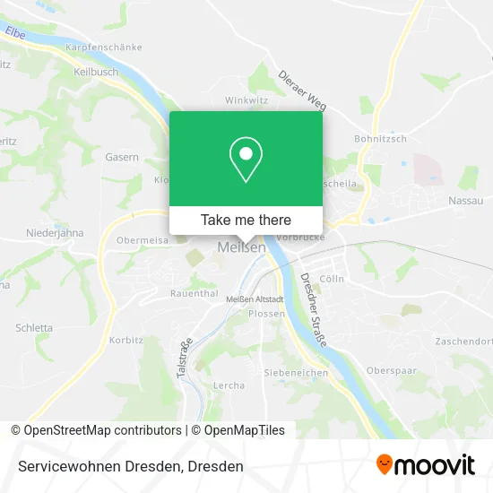 Карта Servicewohnen Dresden