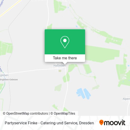 Карта Partyservice Finke - Catering und Service
