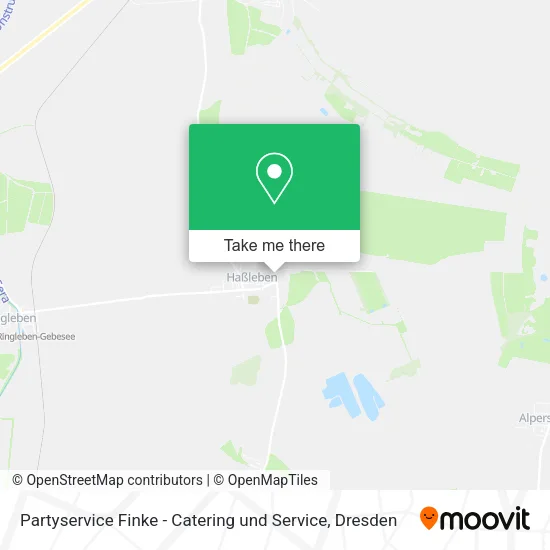 Карта Partyservice Finke - Catering und Service