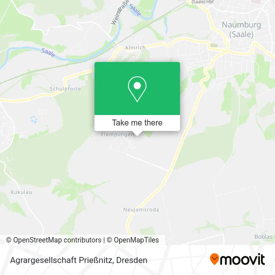 Карта Agrargesellschaft Prießnitz