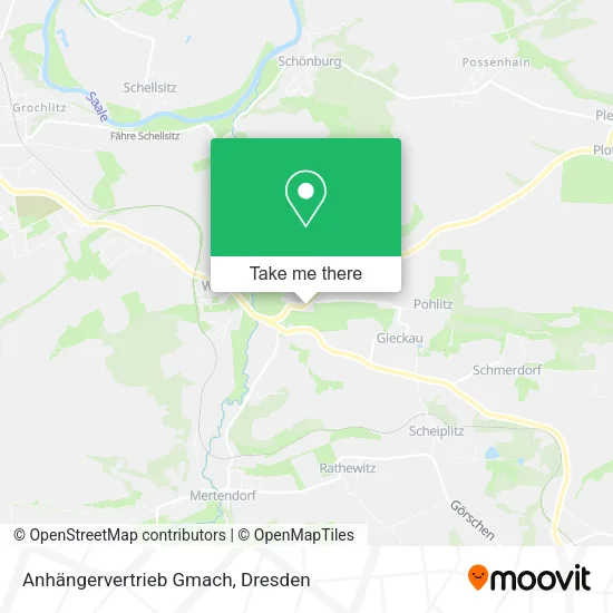 Карта Anhängervertrieb Gmach