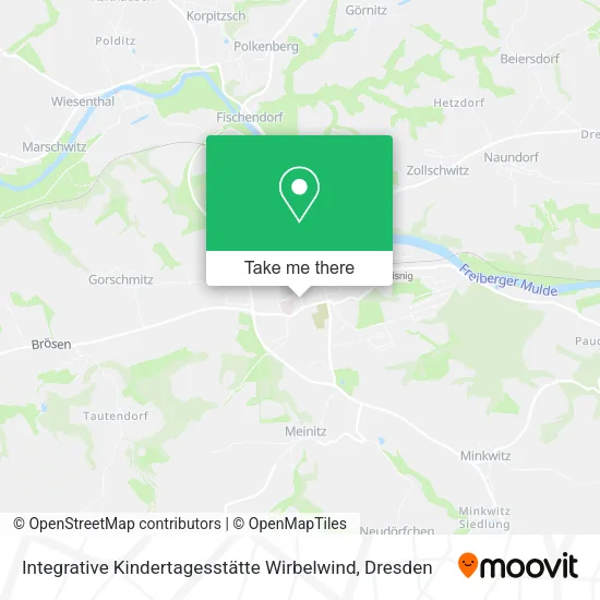 Карта Integrative Kindertagesstätte Wirbelwind