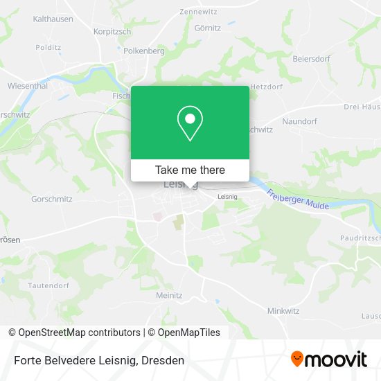 Карта Forte Belvedere Leisnig