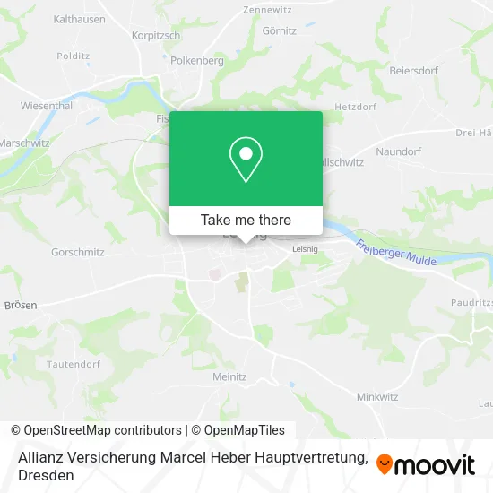 Карта Allianz Versicherung Marcel Heber Hauptvertretung