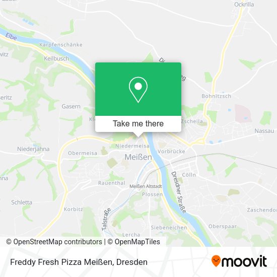 Карта Freddy Fresh Pizza Meißen