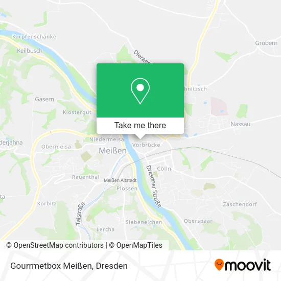 Карта Gourrmetbox Meißen