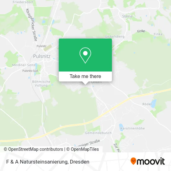 Карта F & A Natursteinsanierung