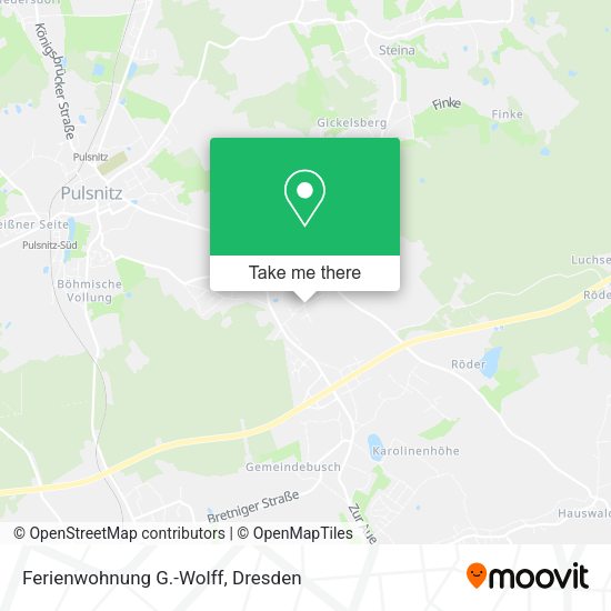 Карта Ferienwohnung G.-Wolff