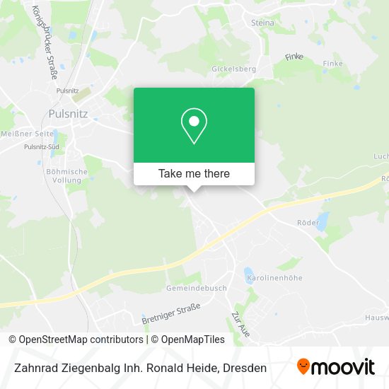 Карта Zahnrad Ziegenbalg Inh. Ronald Heide
