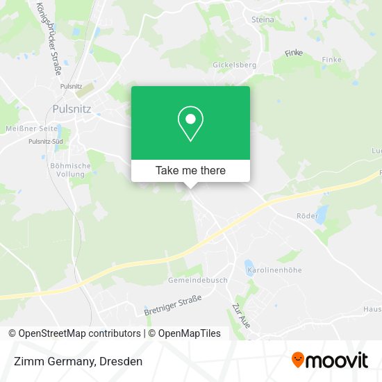 Карта Zimm Germany
