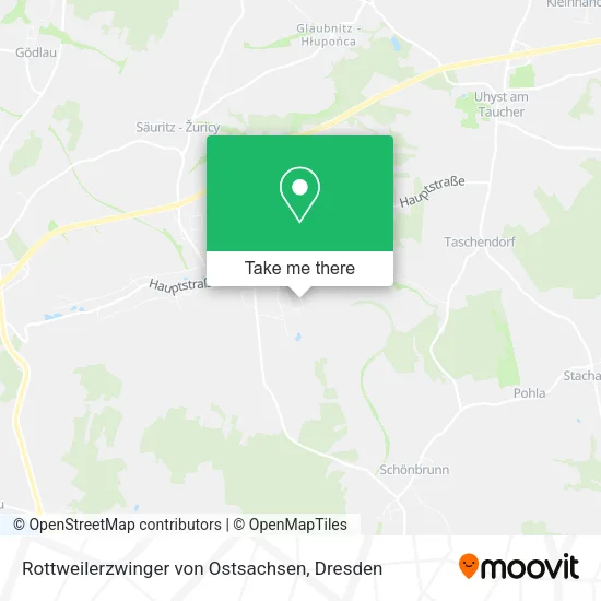 Карта Rottweilerzwinger von Ostsachsen