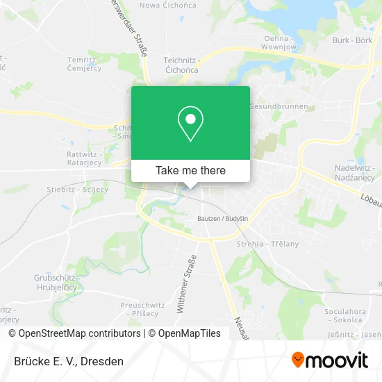 Карта Brücke E. V.