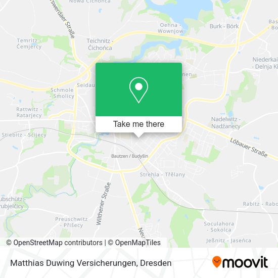 Карта Matthias Duwing Versicherungen