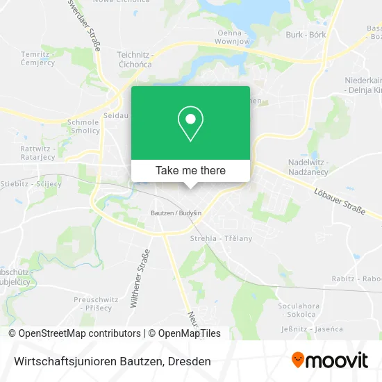 Карта Wirtschaftsjunioren Bautzen