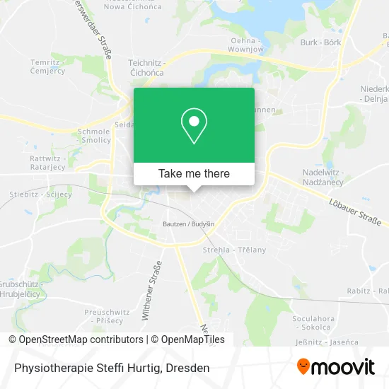 Карта Physiotherapie Steffi Hurtig