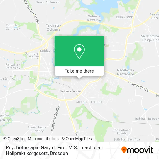 Карта Psychotherapie Gary d. Firer M.Sc. nach dem Heilpraktikergesetz