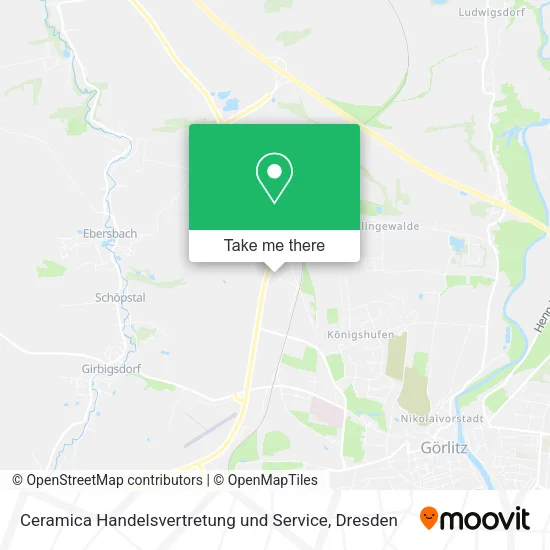 Карта Ceramica Handelsvertretung und Service