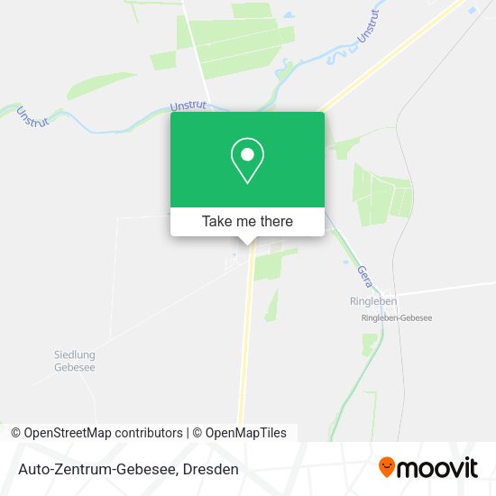 Карта Auto-Zentrum-Gebesee