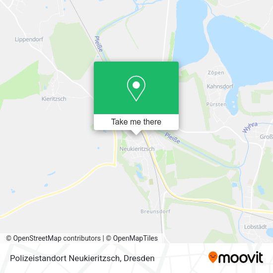 Карта Polizeistandort Neukieritzsch