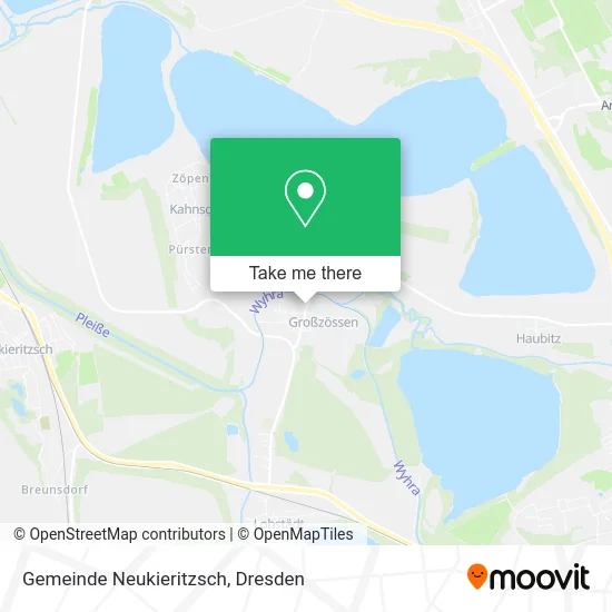 Карта Gemeinde Neukieritzsch