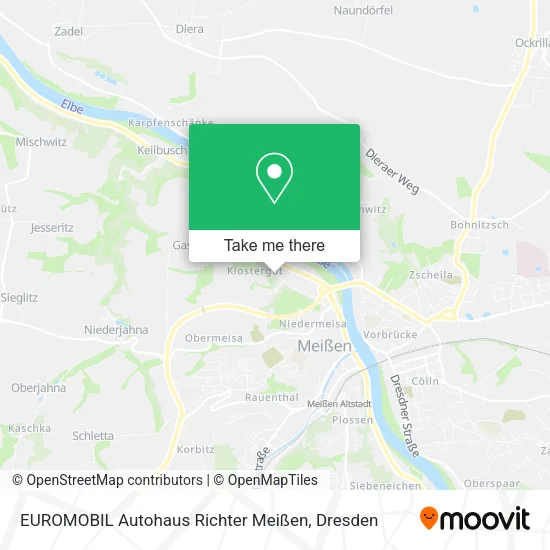 Карта EUROMOBIL Autohaus Richter Meißen