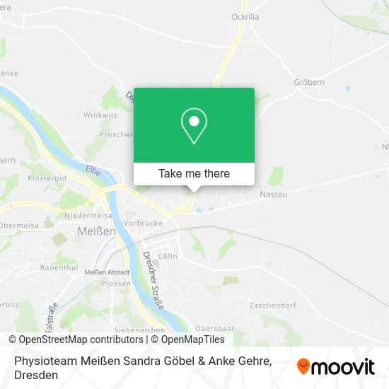 Карта Physioteam Meißen Sandra Göbel & Anke Gehre