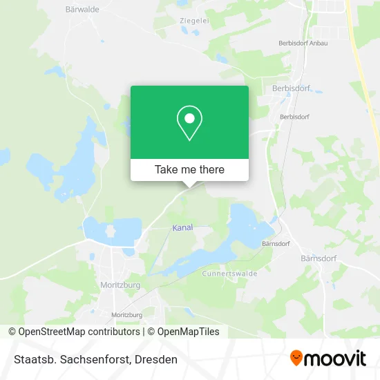 Карта Staatsb. Sachsenforst