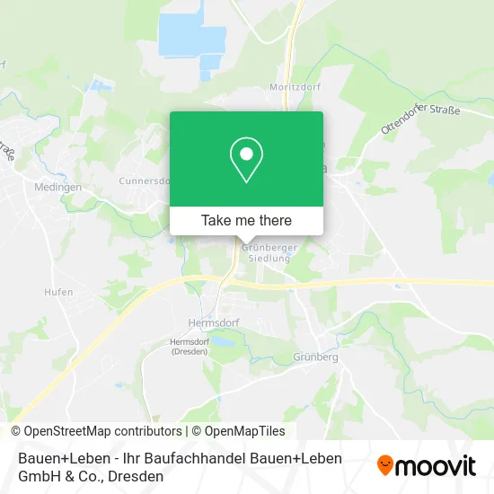 Карта Bauen+Leben - Ihr Baufachhandel Bauen+Leben GmbH & Co.