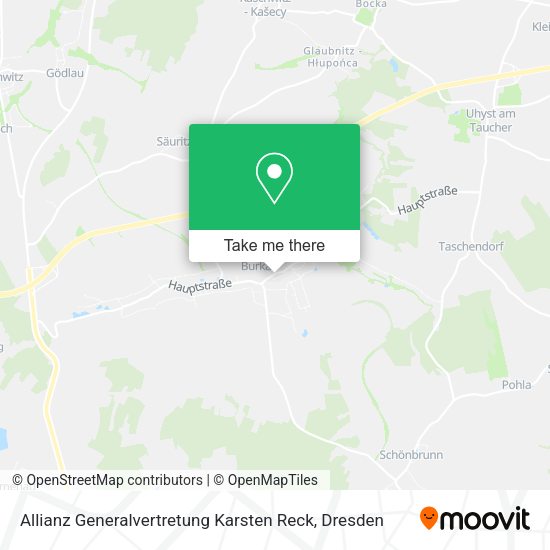 Карта Allianz Generalvertretung Karsten Reck
