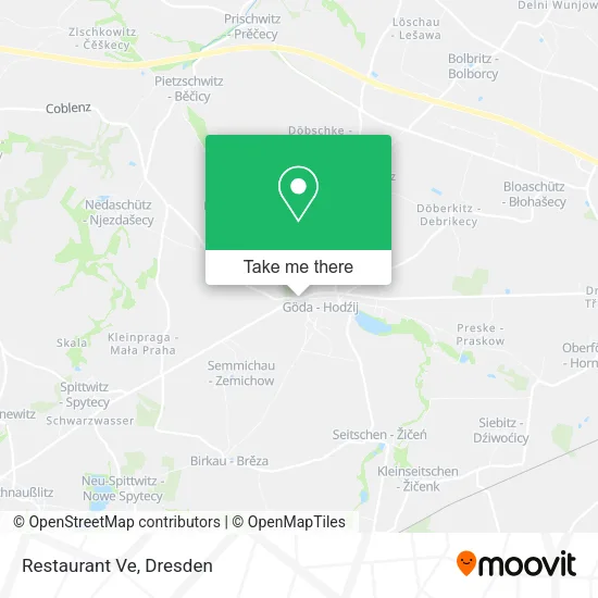 Карта Restaurant Ve